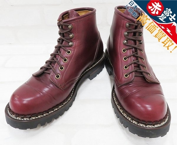 JK2S4565/未使用品 安藤製靴 ファンクションパルス OR-7 ホーウィンクロムエクセル ワークブーツ 別注モデル FUNCTION PULSE 25cm