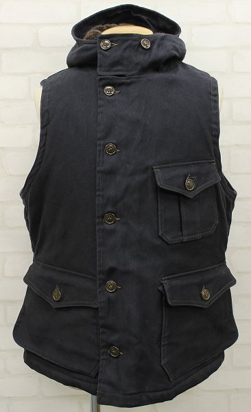 1J6586/フリーホイーラーズ エアクルーアタッチドフードベスト FREEWHEELERS