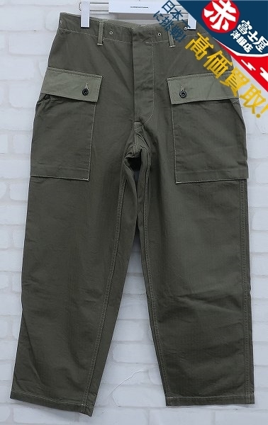 2P6356/ウエアハウス 1097 USMC ヘリンボーンモンキーパンツ WAREHOUSE