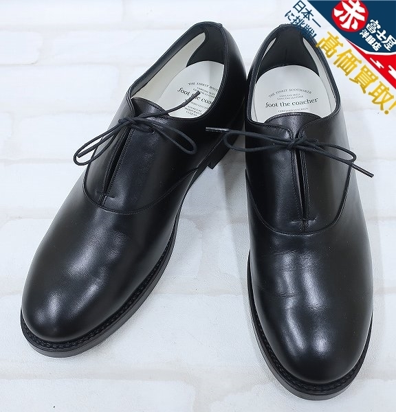 2S2507/footthecoacher SINGLE EYELET フットザコーチャー レザーシューズ
