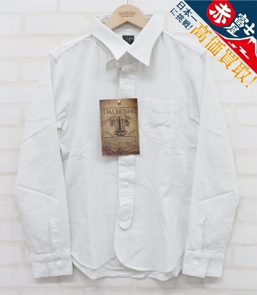 JK8T7709/未使用品 DALEE'S Calico.C 30s キャラコシャツ ダリーズ