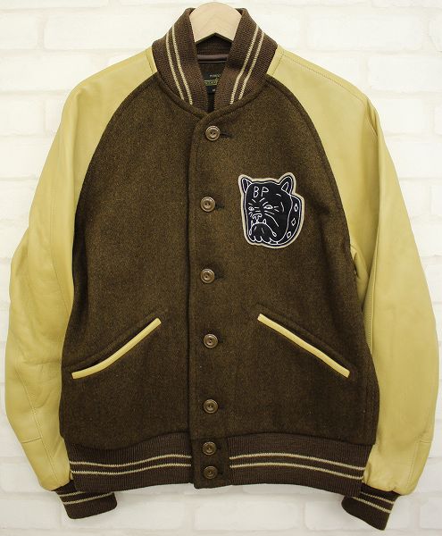 未使用品 AtLast&Co BUTCHER PRODUCTS バーシティジャケット アットラスト スタジャン