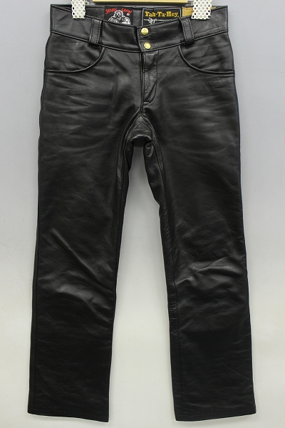 スケアクロー ホースハイドレザーパンツ