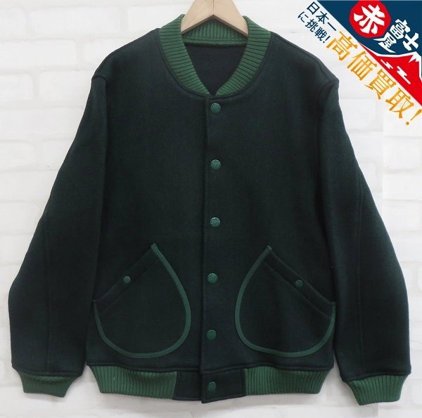 KH3J3654/未使用品 FULLCOUNT BROWN'S BEACH FENWAY PARK STUDIUM JAMPER BBJ8-006 フルカウント ブラウンズビーチ ジャケット スタジャン