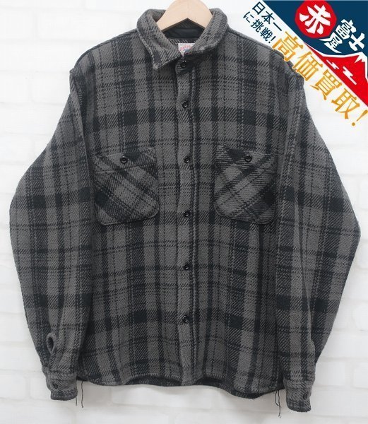 KH3J2192/ジョーマッコイ 8HOURUNION ヘビーネルシャツ JOEMcCOY