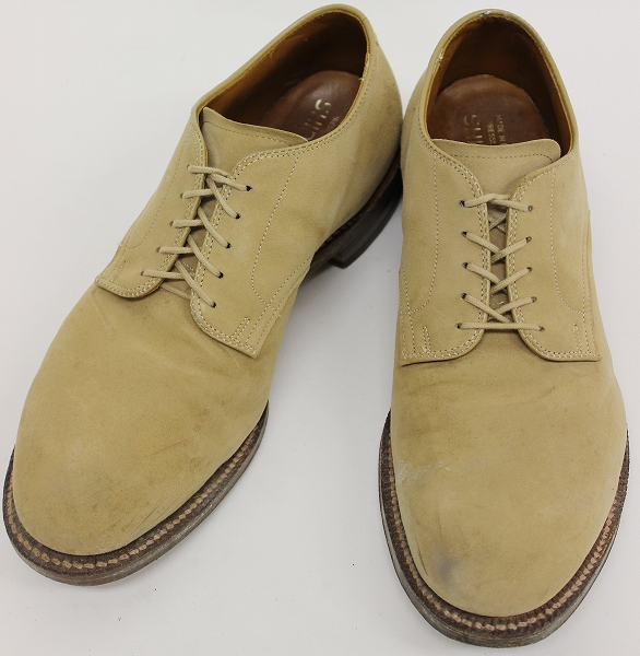 オールデン×シップス プレーントゥスエードシューズ