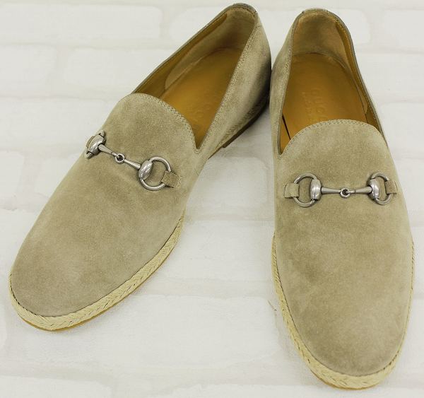 グッチ スエードビットローファー GUCCI