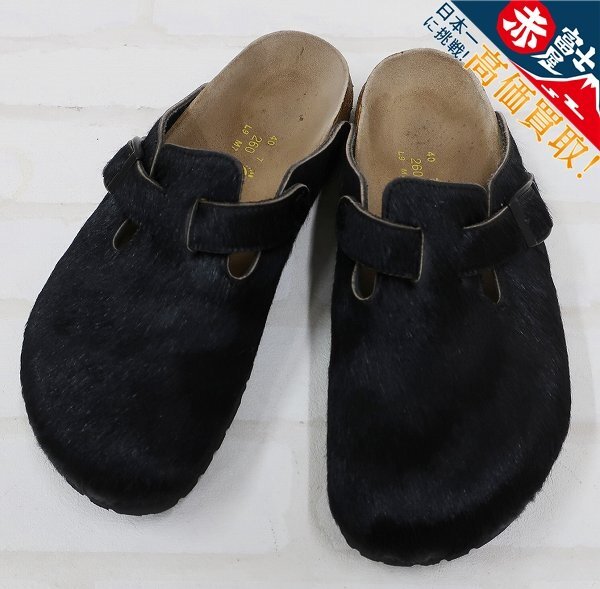 YK3S1373/BIRKENSTOCK Papillio BOSTON ハラコ サンダル ビルケンシュトック パピリオ ボストン