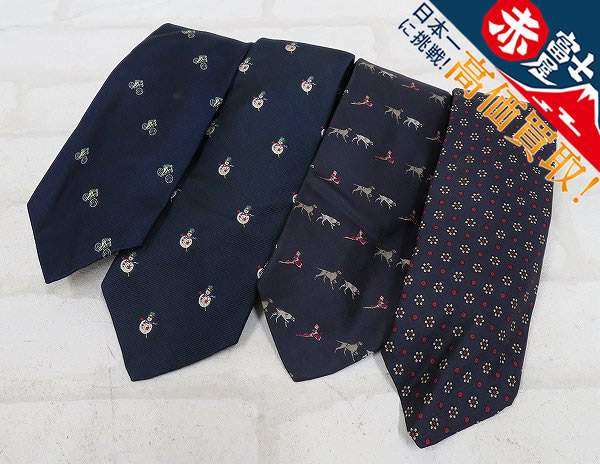 2A1924o/ブルックスブラザーズ メイカーズ 総柄シルクネクタイ USA製 4点セット BROOKS BROTHERS MAKERS