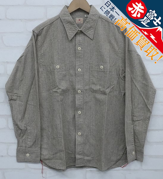 SU5T3867/シュガーケーン ワークシャツ SUGAR CANE