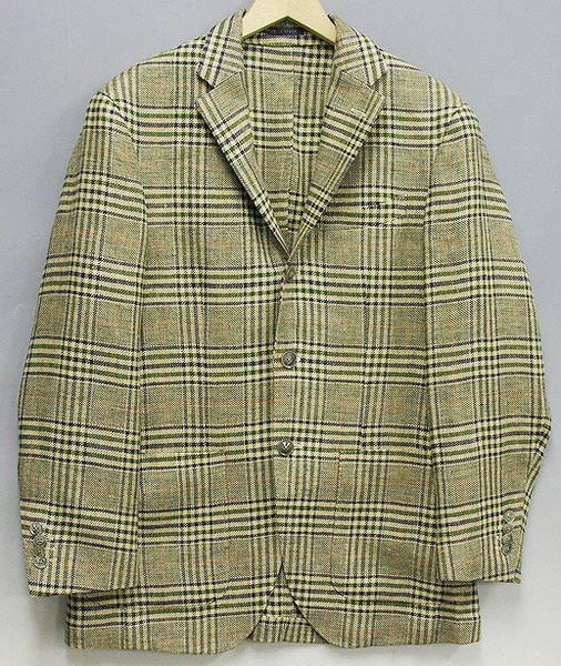 L.B.M.1911/ルビアム チェックリネンジャケット
