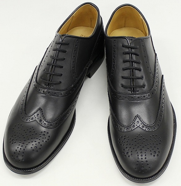 新品 竹ヶ原敏之介 フルブローグウイングチップシューズ