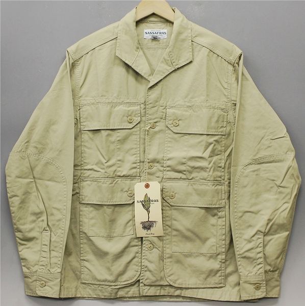 新品 ササフラス VERTICAL GARDEN HALF ジャケット