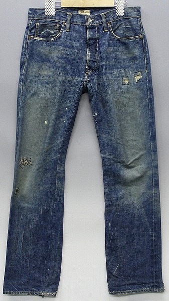 RRL ヴィンテージ加工セルビッチデニム USA製