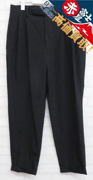 RI3P2949/未使用品 COMOLI X01-03005 ウール2タックパンツ コモリ