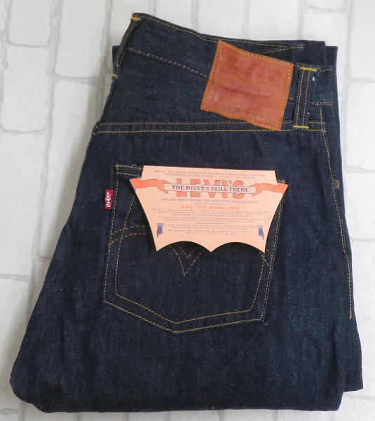 ◇3P7373/未使用品 LEVI'S S501XX 44501-0022 大戦モデル デニムパンツ 米国バレンシア製 リーバイス 555 USA製