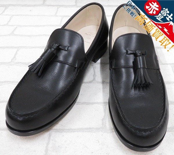 KH2S7632/未使用品 foot the coacher SINGLE TASSEL LOAFER フットザコーチャー シングルタッセルローファー 7.5