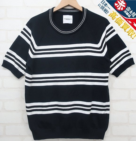 ※KH3T1733/TheSoloist TEEN SPIRIT SWEATER ソロイスト ボーダーニット セーター