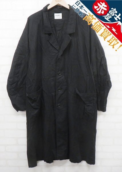 YK9T0453/H.Unit リネン混アトリエコート エイチユニッ