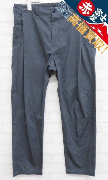 YT3P4187/LOSTCONTROL Organic Cropped Pants L22S1-3026 ロストコントロール オーガニック クロップドパンツ