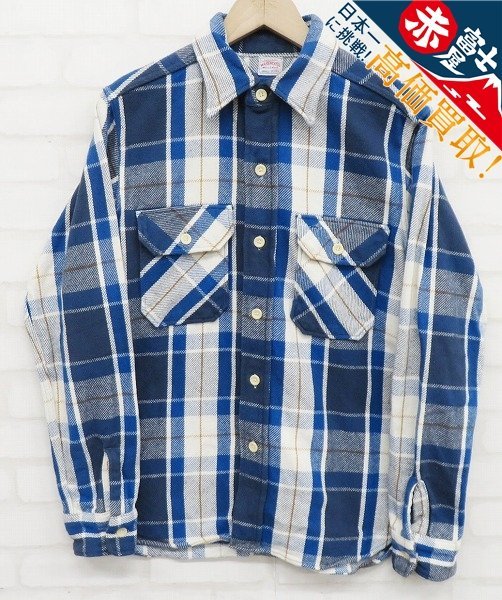 YT7T4410/未使用品 ウエアハウス ヘビーネルシャツ WAREHOUSE