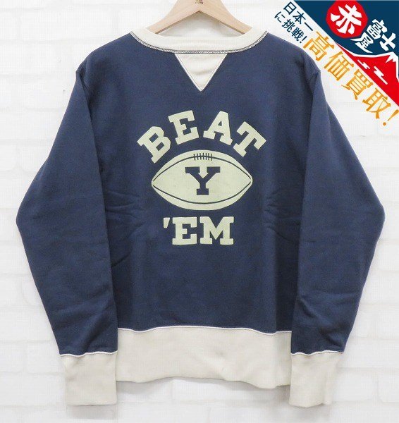 IT 7T7147/フリーホイーラーズ BEAT EM ツートンスウェット FREEWHEELERS