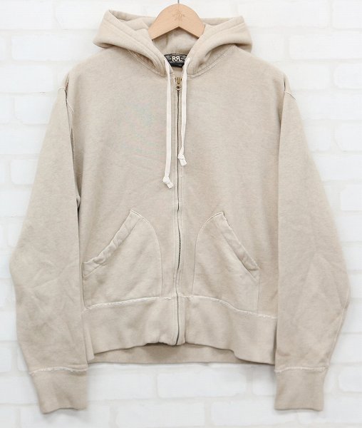 SU3T7556/RRL ダメージ加工スウェットパーカー