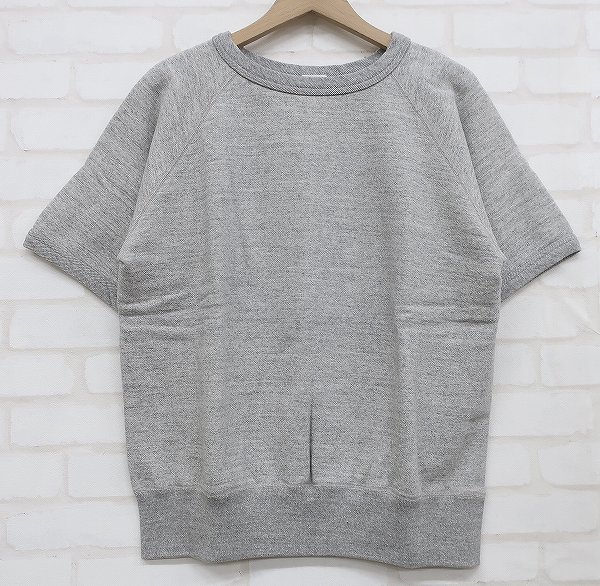 5T2400/未使用品 AtLast&Co BUTCHER PRODUCTS 半袖ラグランスウェット アットラスト