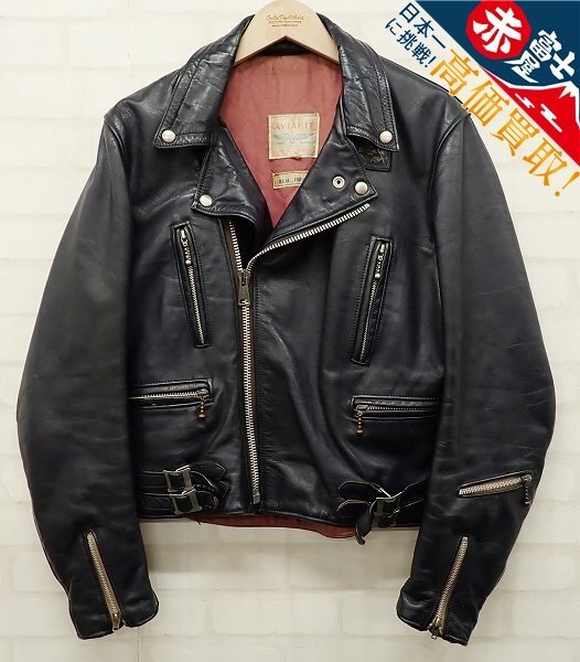 YK3J7598/Lewis Leathers 70s 391 小襟 ライトニング ルイスレザー ライダース ビンテージ