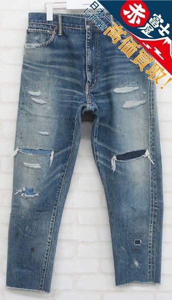 KH3P1620/visvim 20AW SPOT SS JOURNEYMAN PANTS TACKED CRASH 0120305005002 ジャーニーマンパンツ デニム