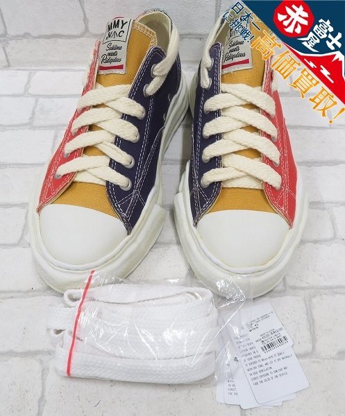 KH2S6117/未使用品 Nigel Cabourn×MIHARA YASUHIRO LOW TOP スニーカー ナイジェルケーボン ミハラヤスヒロ