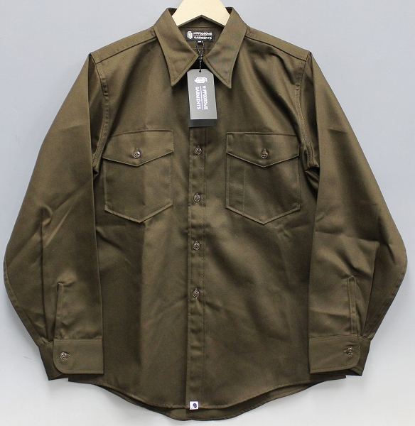 新品 HIPPODROME GARMENTS 長袖ワークシャツ